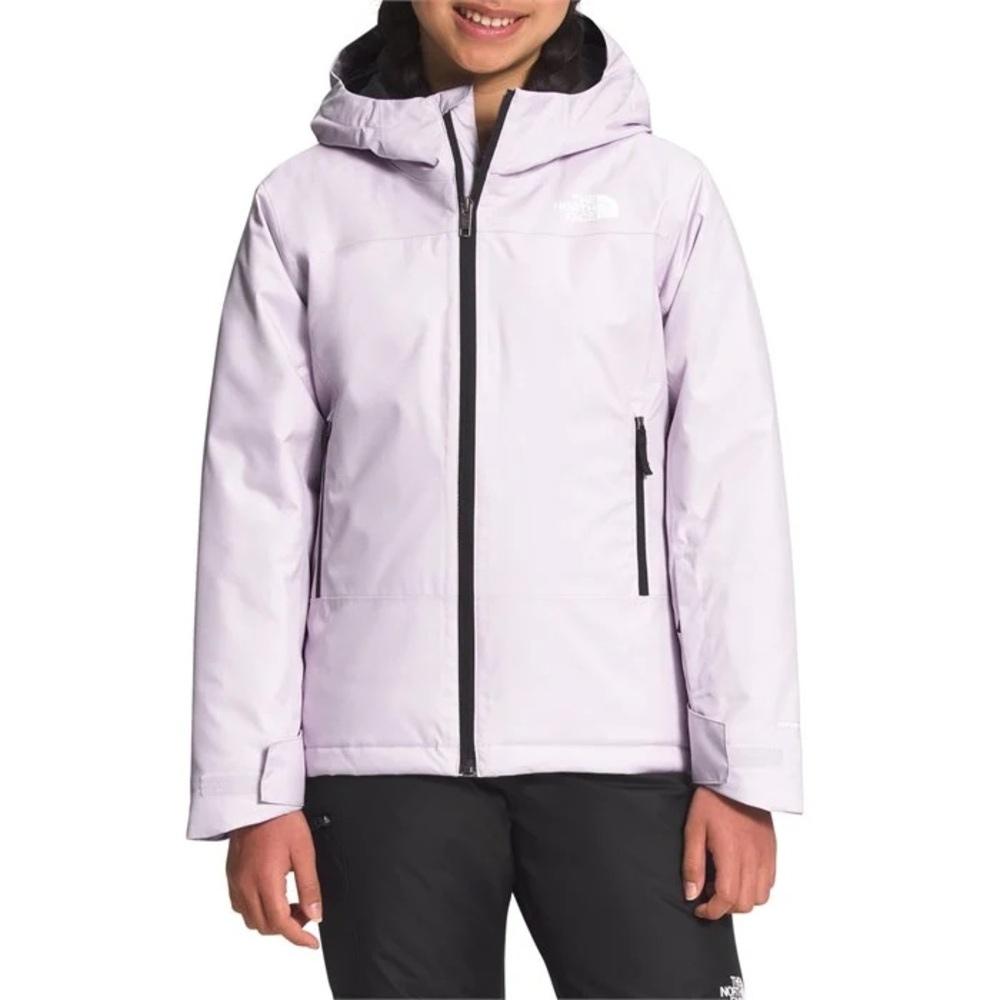 The North Face Freedom Insulated Jacket - Girls' - Lavender Fog, size M